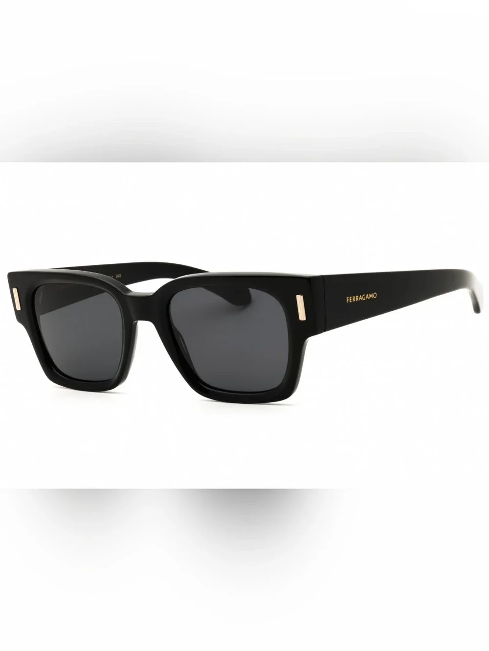 Salvatore Ferragamo SF2010S, BLACK/Grey, Men's Sunglasses, Size52X21X145
